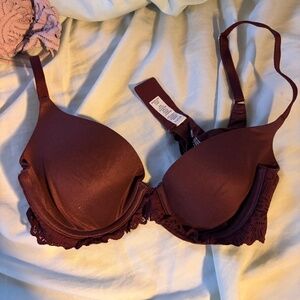 Aerie Bra Maroon